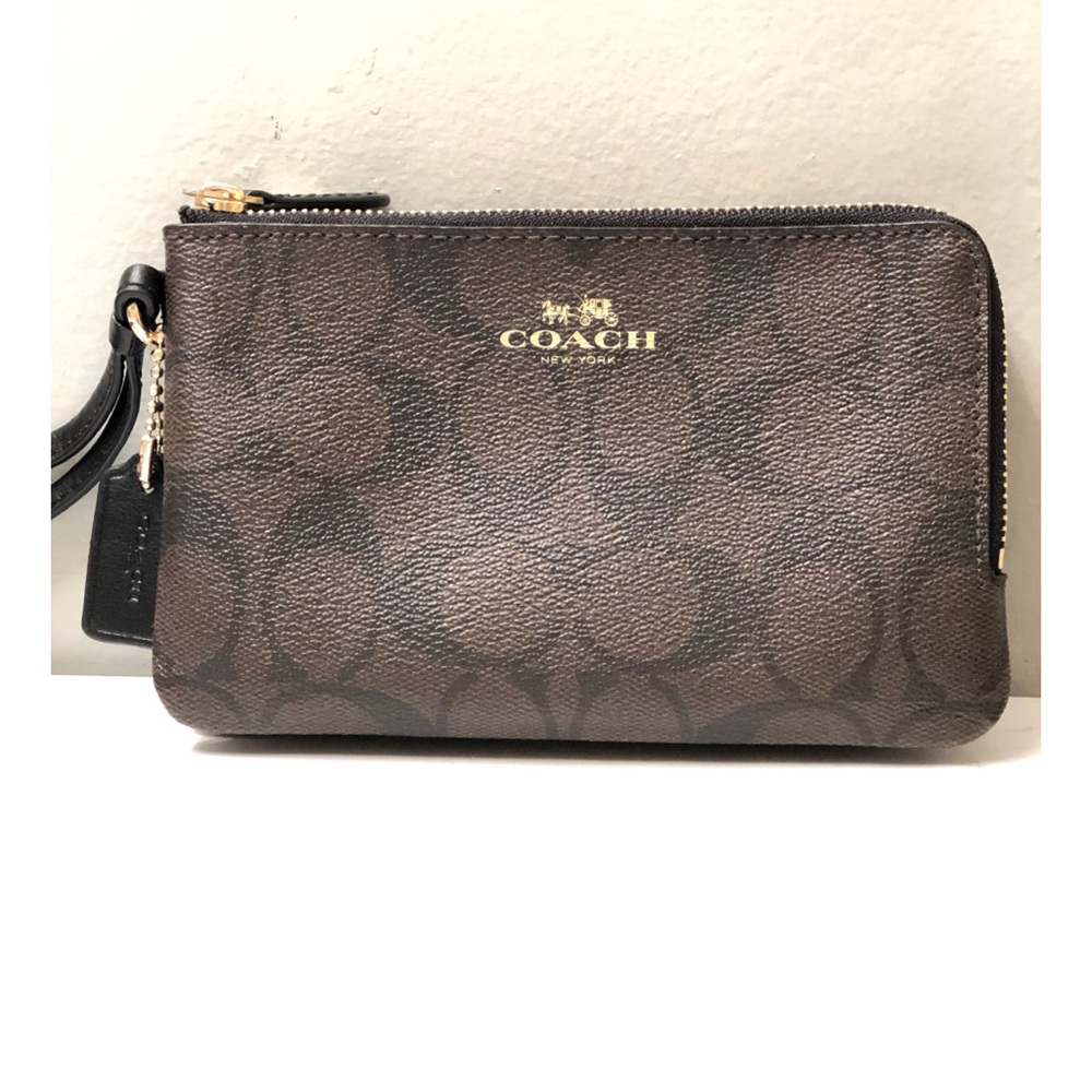 NWOT Coach 2 zipper wristlet